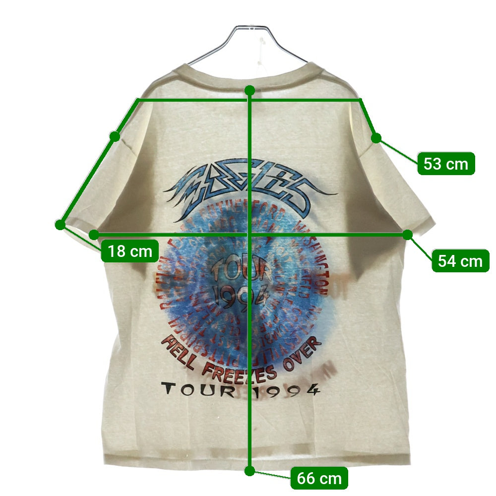 VINTAGE(ヴィンテージ) 90s EAGLE WHEN HELL FREEZES OVER イーグル 1994 TOUR Tシャツ 半袖カットソー ホワイト