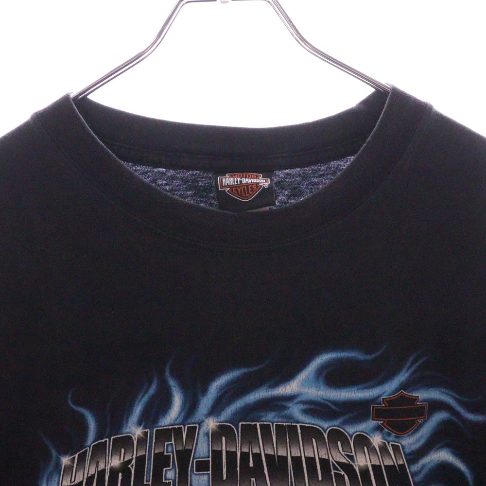 VINTAGE(ヴィンテージ) 00s HARLEY DAVIDSON TEXOMA L/S TEE ハーレーダビッドソン ロンT Tシャツ 長袖カットソー ブラック