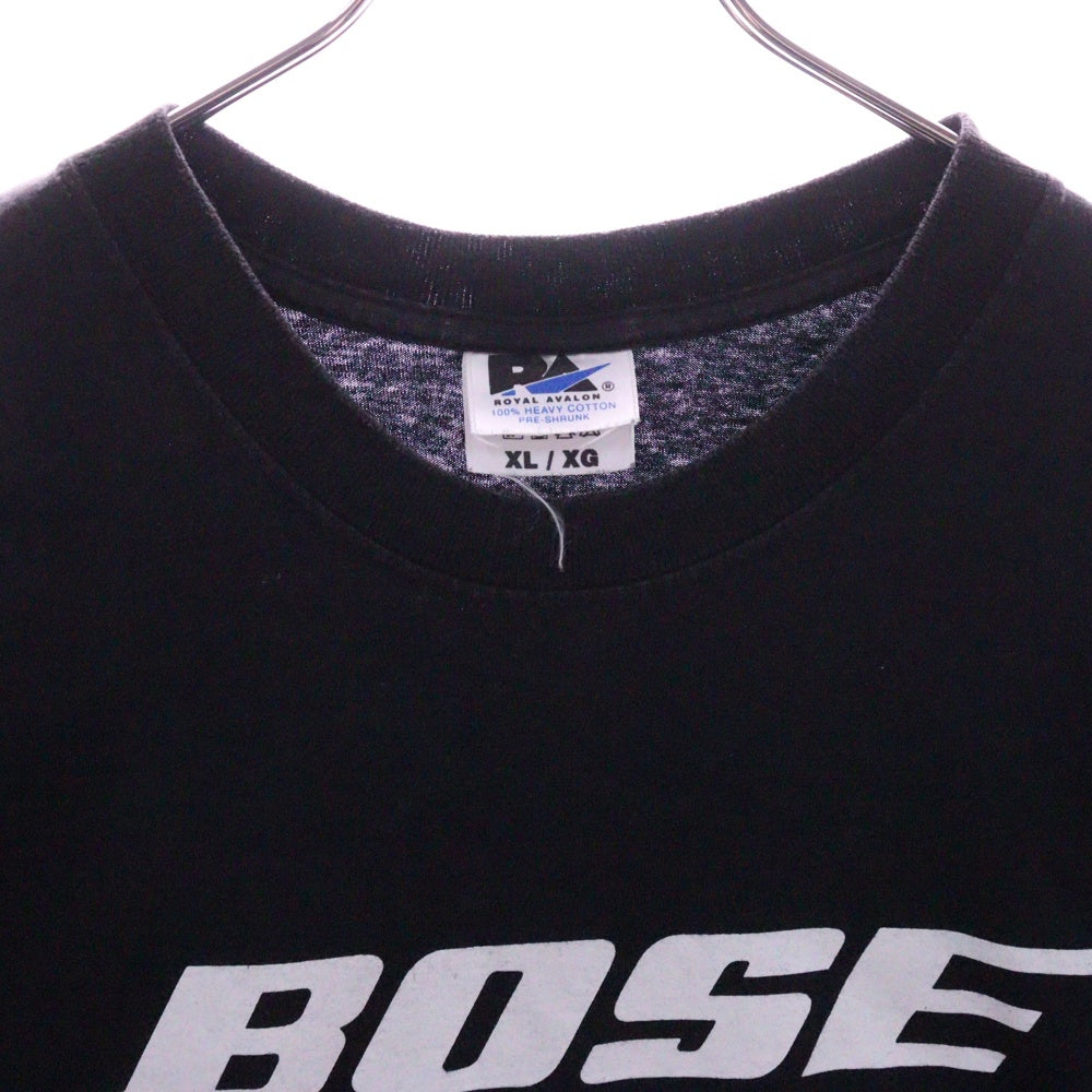 VINTAGE(ヴィンテージ) 00S BOSE 企業ロゴ プリント 半袖Tシャツ ブラック