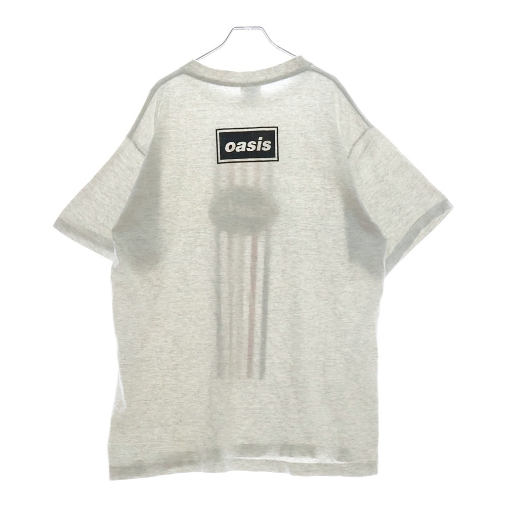VINTAGE(ヴィンテージ) 90S OASIS GREY LOGO オアシス 両面プリント 半袖Tシャツ グレー