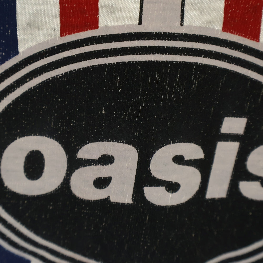 VINTAGE(ヴィンテージ) 90S OASIS GREY LOGO オアシス 両面プリント 半袖Tシャツ グレー