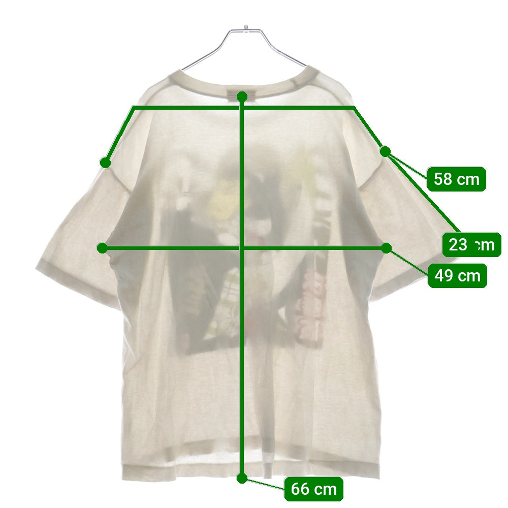 VINTAGE(ヴィンテージ) 90S 歌舞伎 グラフィックプリント 半袖Tシャツ ホワイト