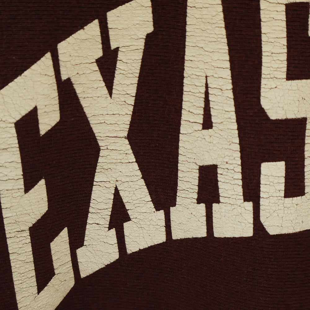 CHAMPION(チャンピオン) 90S 刺繍タグ TEXAS A&M REVERSE WEAVE カレッジロゴ リバースウィーブ クルーネックスウェット バーガンディ