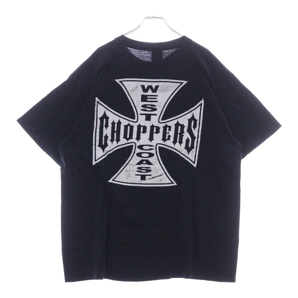 VINTAGE(ヴィンテージ) 90s WEST COAST CHOPPERS TEE ウェストコーストチョッパーズ 両面プリント Tシャツ 半袖カットソー ブラック