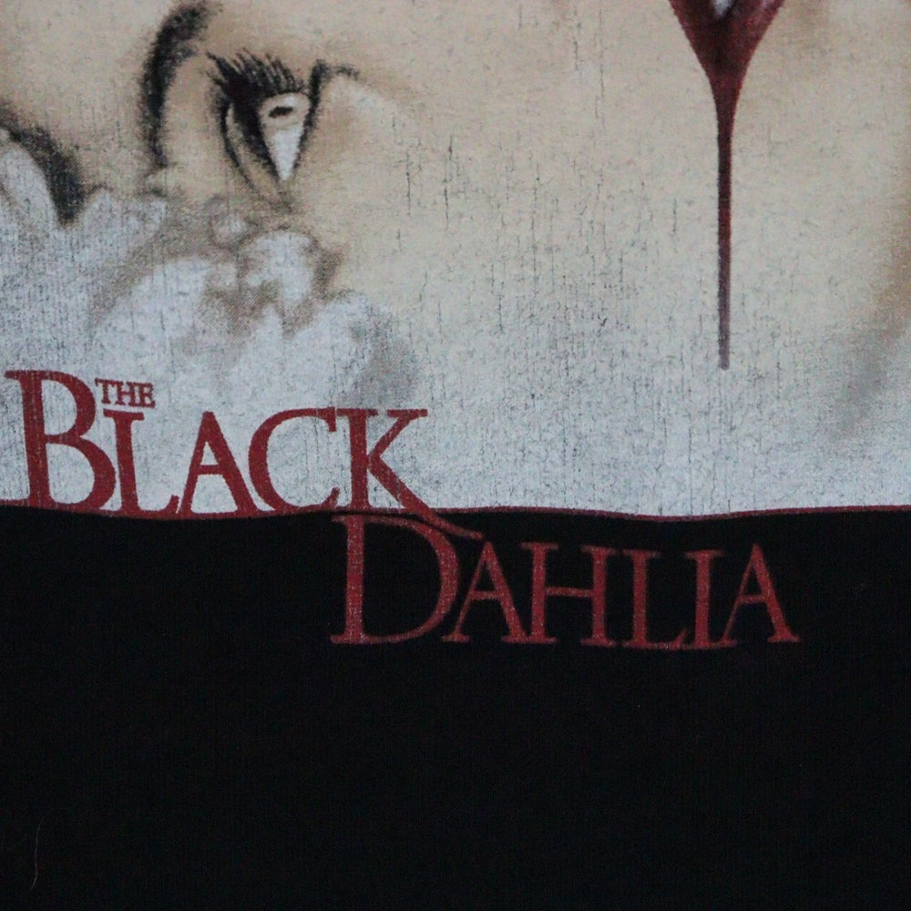 VINTAGE(ヴィンテージ) 00s THE BLACK DAHLIA ブラックダリア プリント 半袖Tシャツ ブラック