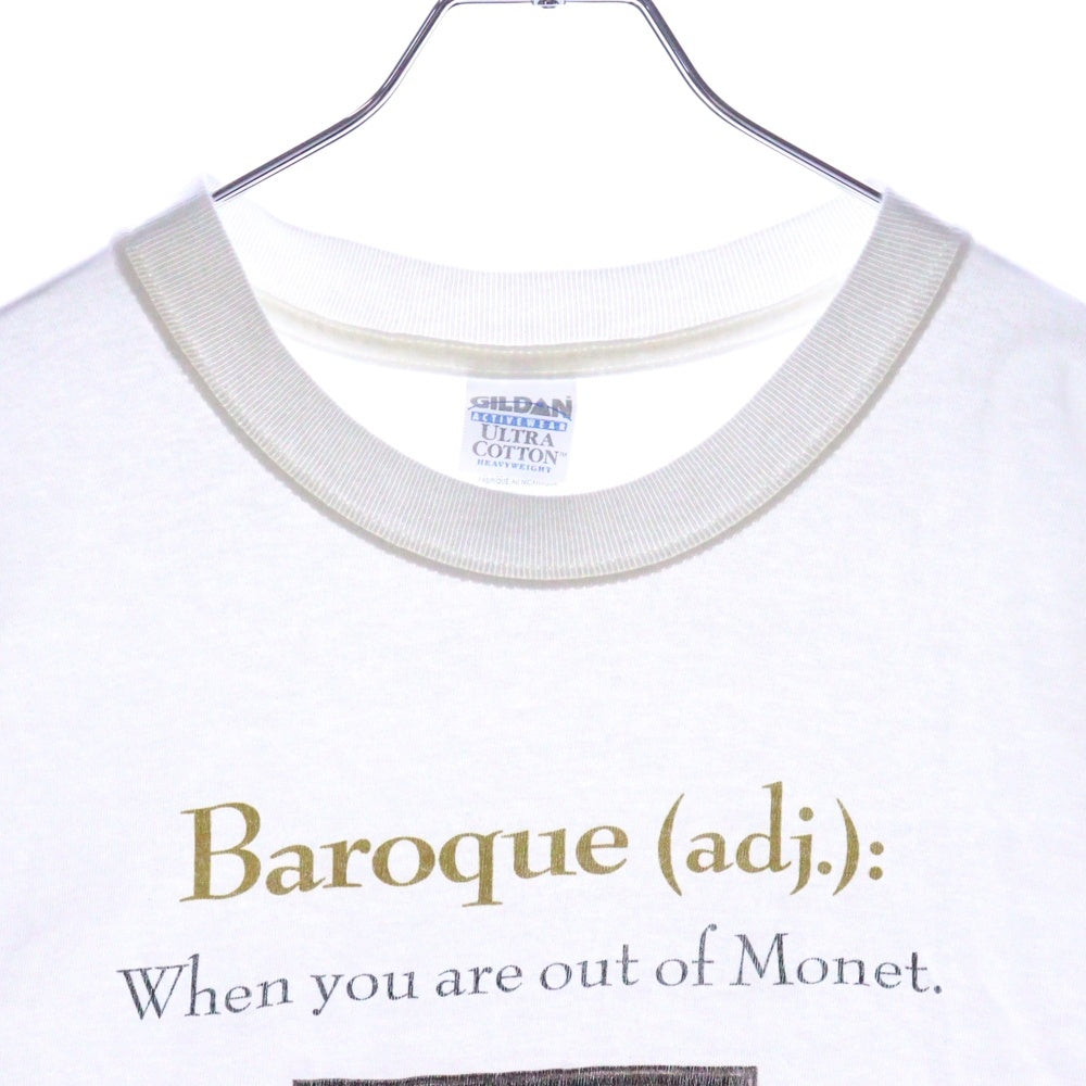 VINTAGE(ヴィンテージ) 00s When You Are Out Of Monet TEE モネ フロントプリント半袖Tシャツ カットソー ホワイト