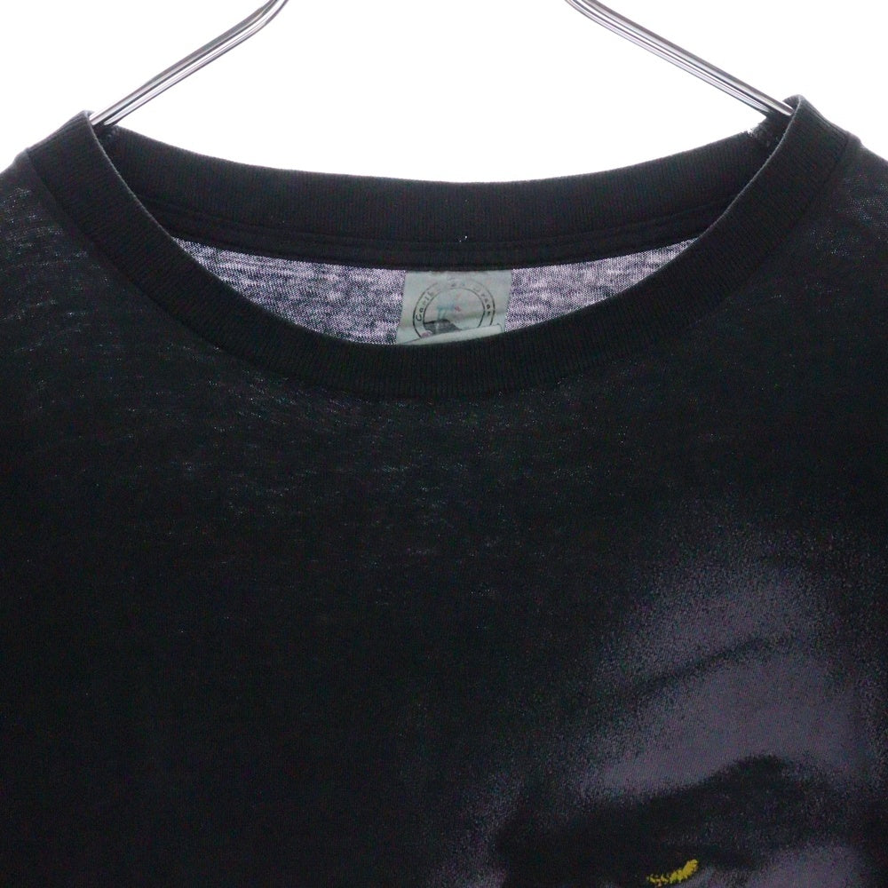 VINTAGE(ヴィンテージ) 90s Wolf TEE ジャックニコルソン ムービー フロントプリント半袖Tシャツ カットソー ブラック