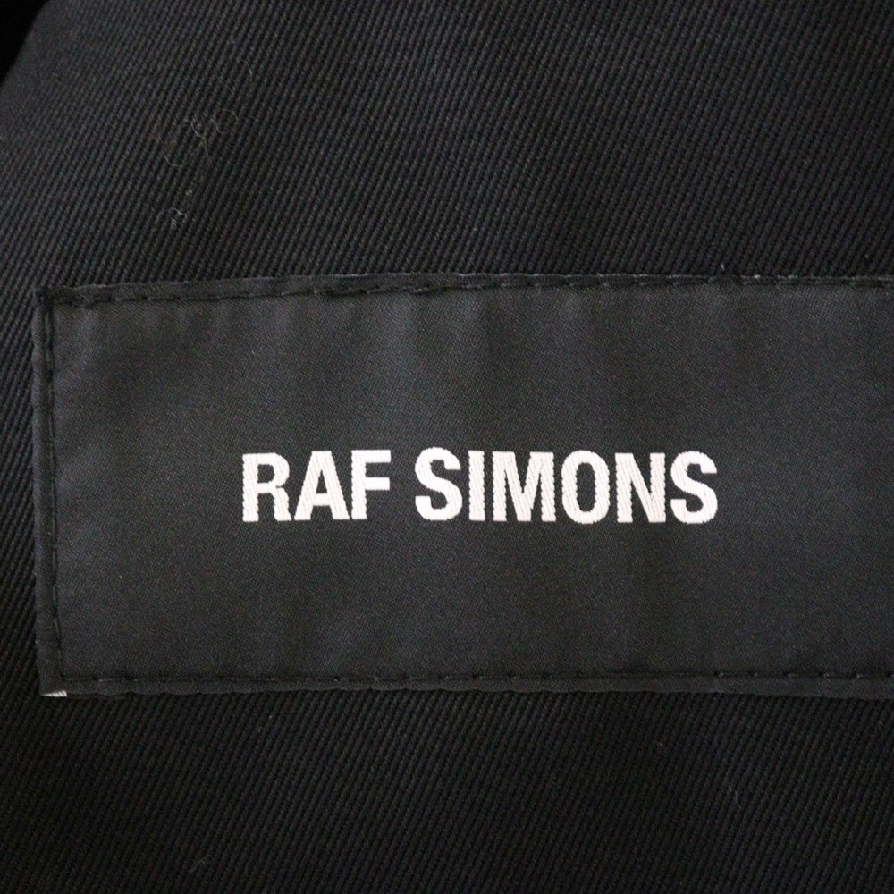 RAF SIMONS(ラフシモンズ) 17AW DETLEF E81 Parka With Removable Jacket ライナー付き オーバーサイズ モッズコート ブラック 709-010011