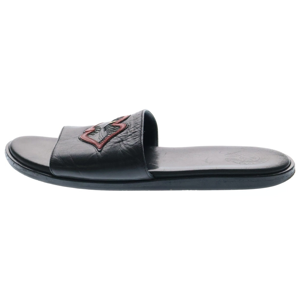 CHROME HEARTS(クロムハーツ) MATTY BOY CHOMPER SLIDE マッティボーイ チョンパー レザースライドサンダル ブラック
