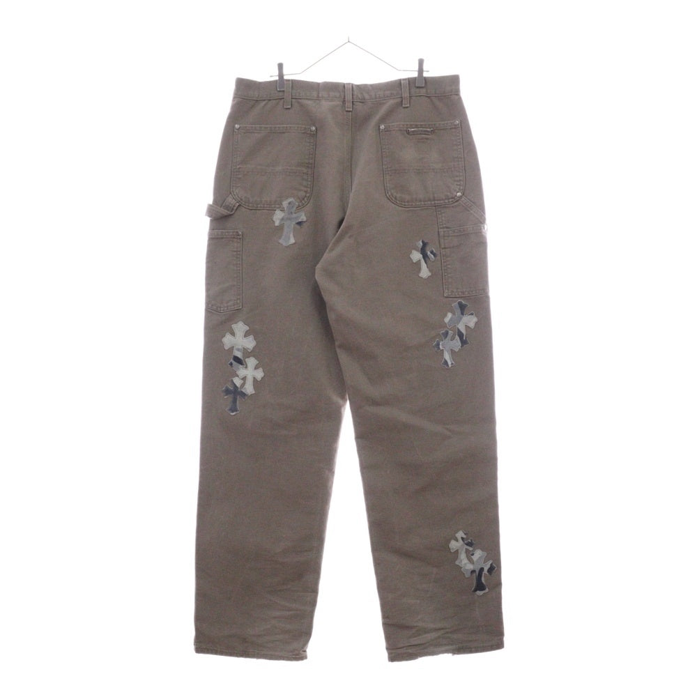 CHROME HEARTS(クロムハーツ) MATTY BOY CARPENTER SEX RECORDS MATTY BOY マッティボーイ クロスパッチ カーペンターパンツ グレー