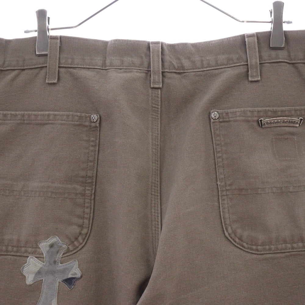 CHROME HEARTS(クロムハーツ) MATTY BOY CARPENTER SEX RECORDS MATTY BOY マッティボーイ クロスパッチ カーペンターパンツ グレー