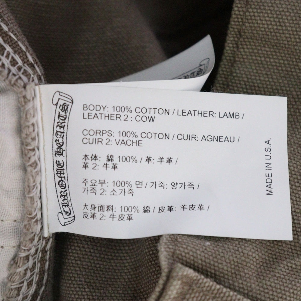 CHROME HEARTS(クロムハーツ) MATTY BOY CARPENTER SEX RECORDS MATTY BOY マッティボーイ クロスパッチ カーペンターパンツ グレー