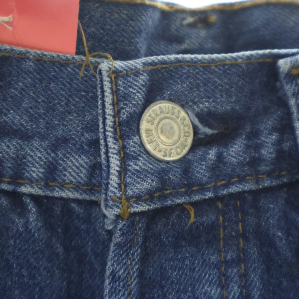 Levi's(リーバイス) 80S 501 ハチマル ボタン裏524 デッドストック ストレートデニムパンツ インディゴ