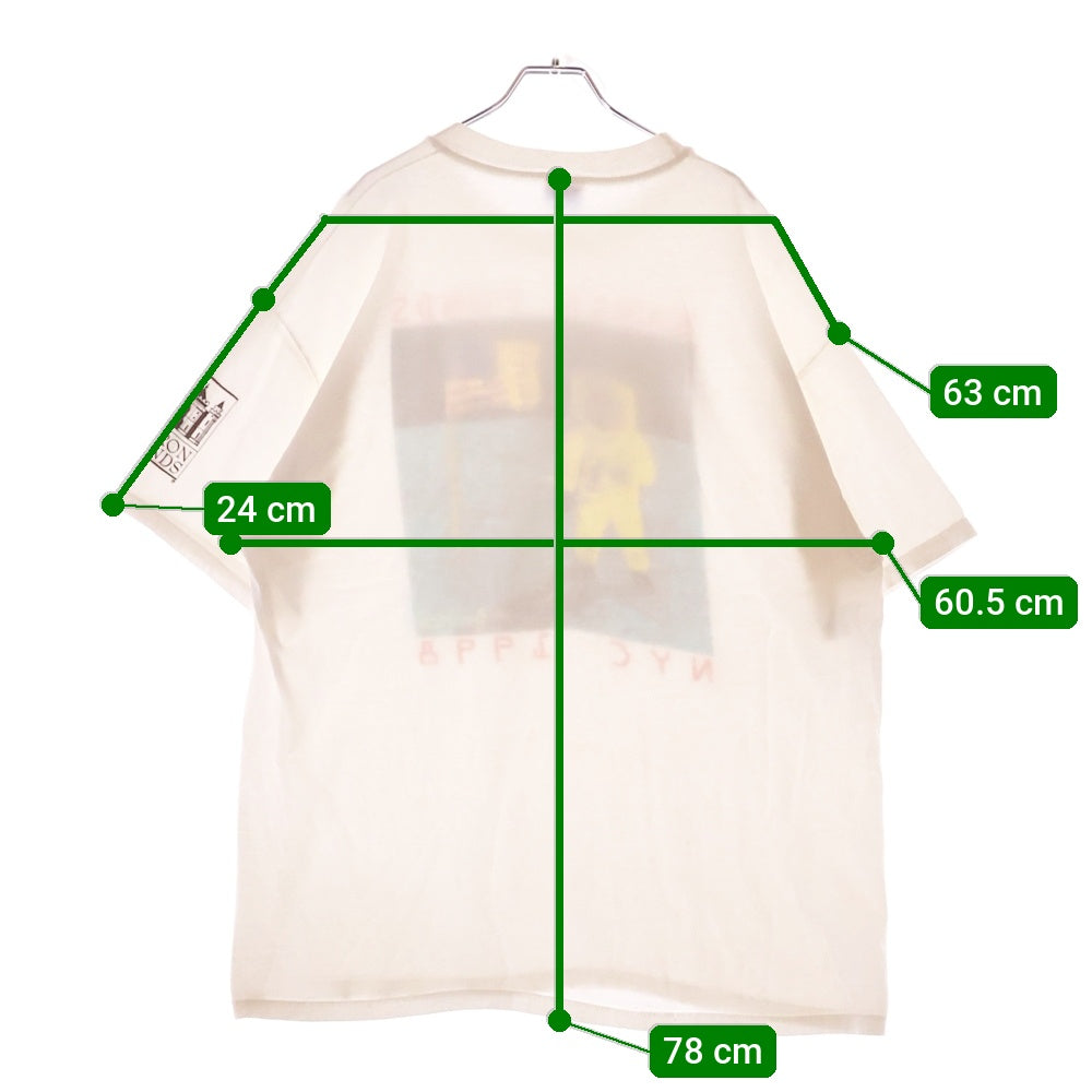 VINTAGE(ヴィンテージ) 90s ANDY WARHOL 1998 Baron Funds アンディウォーホル 半袖プリントTシャツ ホワイト