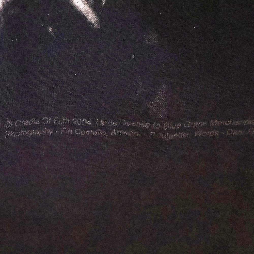 VINTAGE(ヴィンテージ) 00S Cradle Of Filth Black Is My Heart クレイドルオブフィルス 両面プリント ロングスリーブ 長袖Tシャツ ブラック