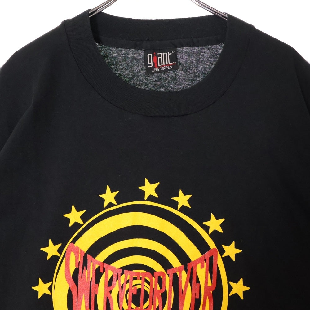 VINTAGE(ヴィンテージ) 90S SWERVE DRIVER グラフィックプリント 半袖Tシャツ ブラック