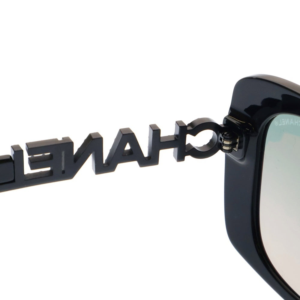 CHANEL(シャネル) Square Sunglasses ロゴラインストーン スクエアシェイプ サングラス ブラック 5422-B-A