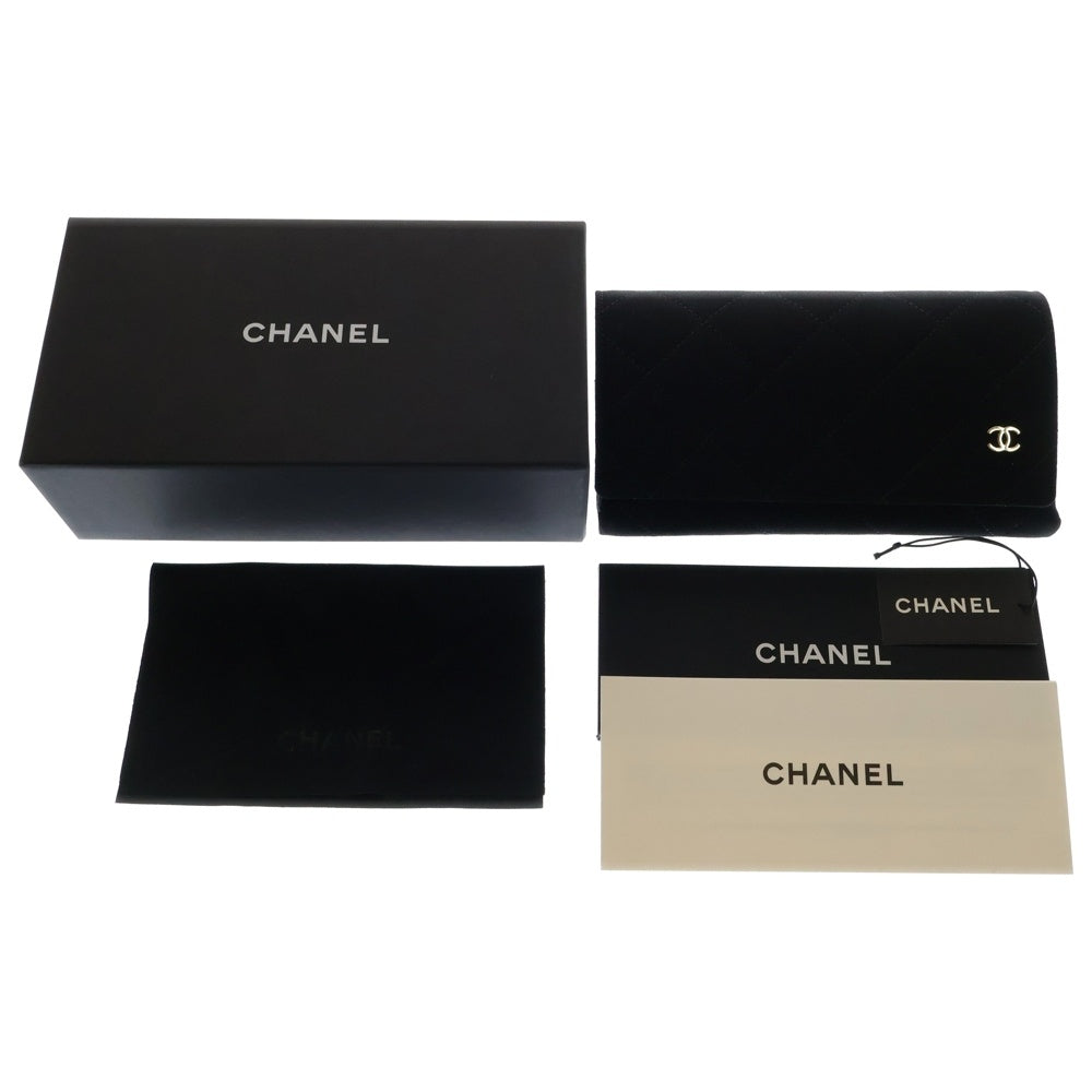 CHANEL(シャネル) Square Sunglasses ロゴラインストーン スクエアシェイプ サングラス ブラック 5422-B-A