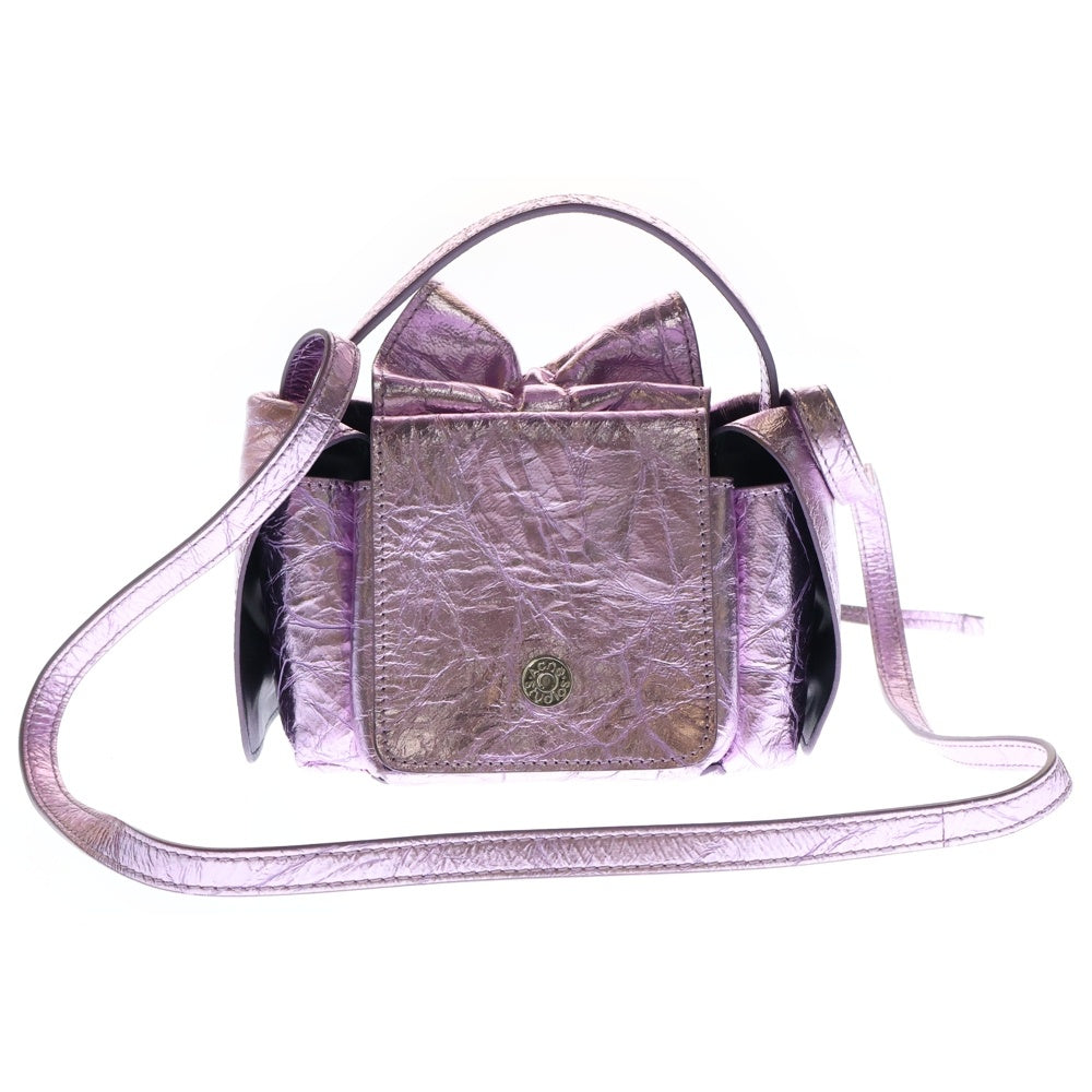 Acne Studios(アクネ ストゥディオズ) Multipocket mini bag マルチポケット ミニ ハンドバッグ ショルダーバッグ ラベンダーパープル レディース