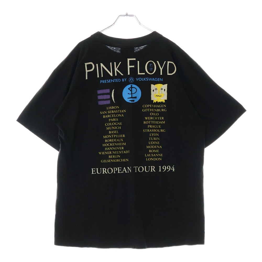 VINTAGE(ヴィンテージ) 90s PINK FLOYD EUROPEAN TOUR 1994 ピンクフロイド 両面プリント 半袖tシャツ ブラック
