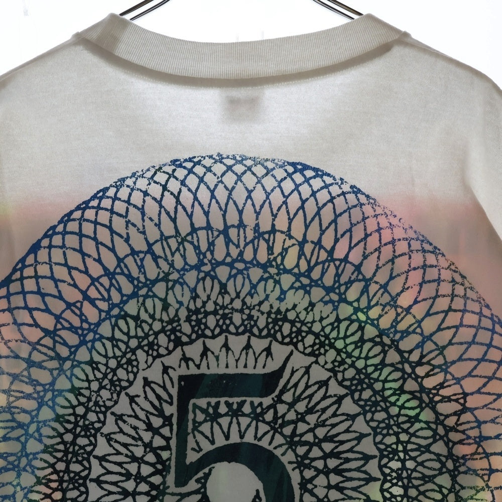 VINTAGE(ヴィンテージ) 90S ONE OF THEM 5th ANNIVERSARY printed by DONROCK ドンロック グラフィックプリント 半袖Tシャツ ホワイト