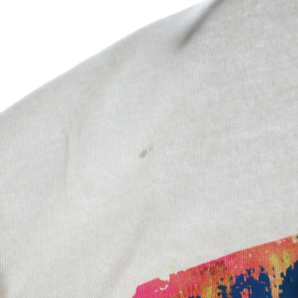 VINTAGE(ヴィンテージ) 90S ONE OF THEM 5th ANNIVERSARY printed by DONROCK ドンロック グラフィックプリント 半袖Tシャツ ホワイト