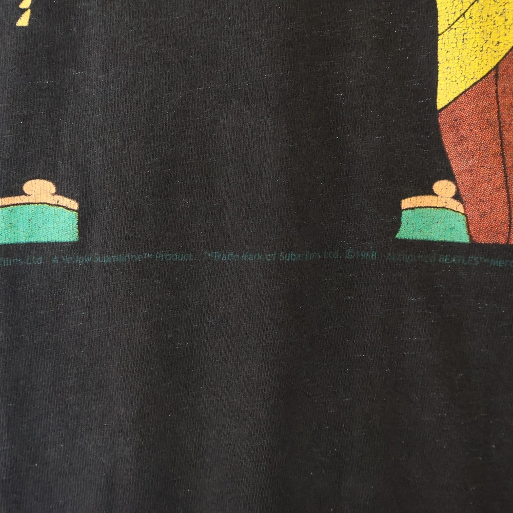 VINTAGE(ヴィンテージ) 90s THE BEATLES 1999 Yellow Submarine Day 半袖Tシャツ カットソー ブラック