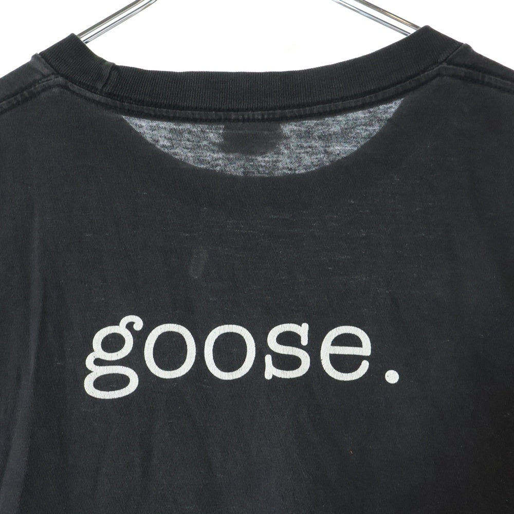 VINTAGE(ヴィンテージ) 90s BUSH Goose 1995 フロントプリント 半袖Tシャツ カットソー ブラック