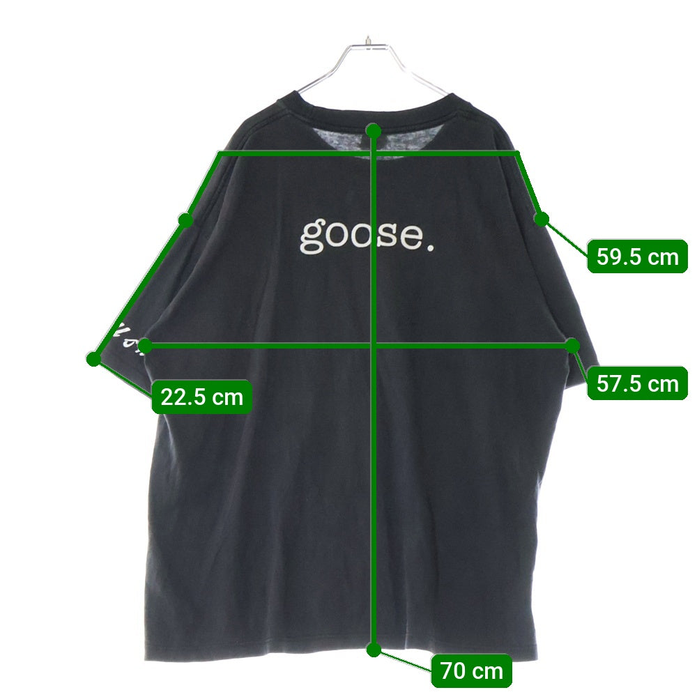 VINTAGE(ヴィンテージ) 90s BUSH Goose 1995 フロントプリント 半袖Tシャツ カットソー ブラック