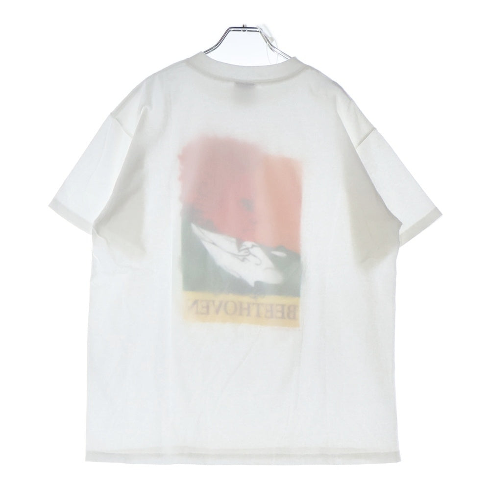 VINTAGE(ヴィンテージ) 90s Beethoven TEE ベートーベン フロントプリント半袖Tシャツ カットソー ホワイト