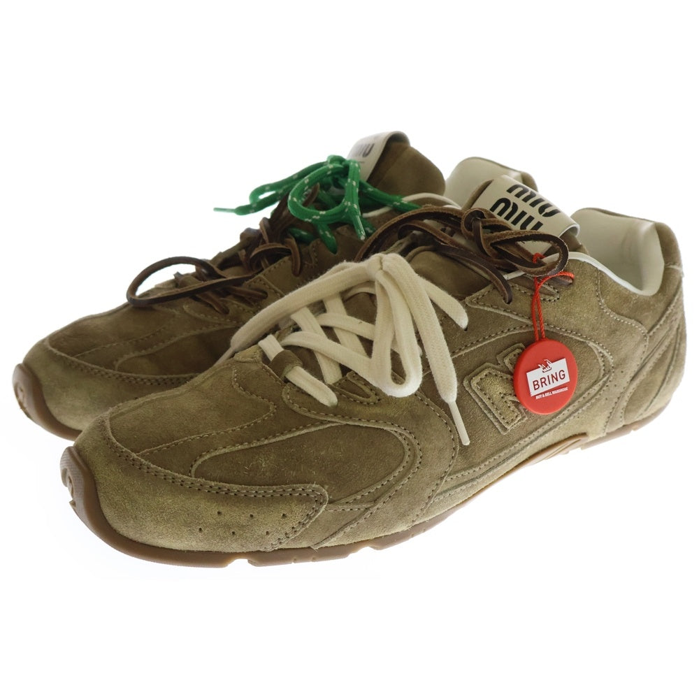 miumiu(ミュウミュウ) 24SS × New Balance 530 SL ニューバランス ローカットスニーカー ベージュ