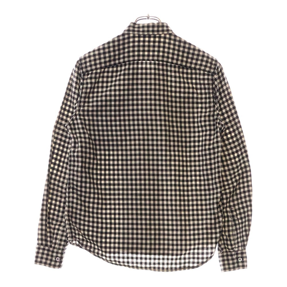 JUNYA WATANABE COMME des GARCONS(ジュンヤワタナベ コムデギャルソン) 07AW チェック ジップアップ シャツジャケット ホワイト/ブラック WT-B005