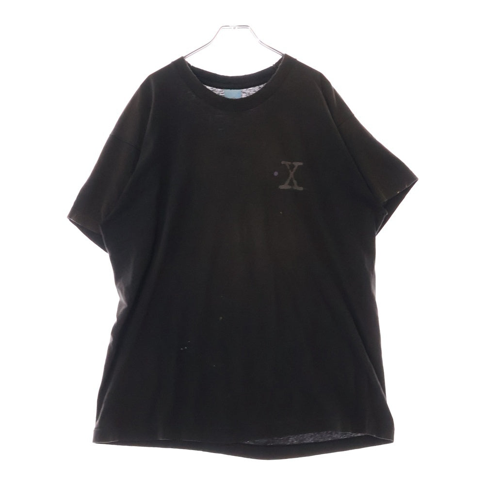 VINTAGE(ヴィンテージ) 90s X-FILES The Truth Is Out There 両面プリント 半袖Tシャツ エックスファイル ブラック×パープル