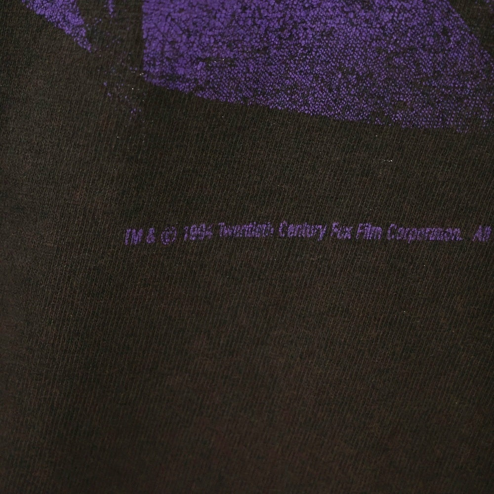 VINTAGE(ヴィンテージ) 90s X-FILES The Truth Is Out There 両面プリント 半袖Tシャツ エックスファイル ブラック×パープル