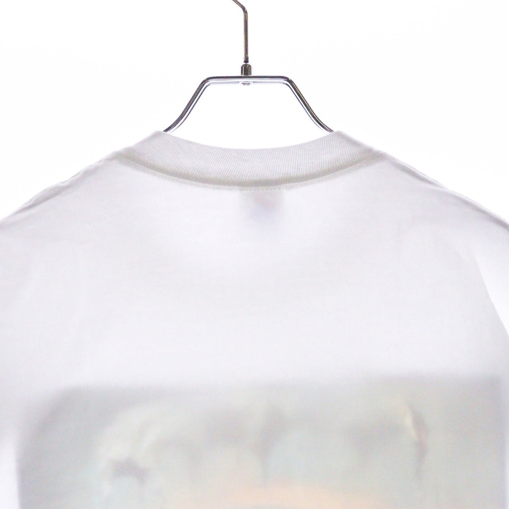 VINTAGE(ヴィンテージ) 90-00S Salvador Dali 新人類の誕生を見つめる地政学の子供 アートプリント 半袖Tシャツ ホワイト