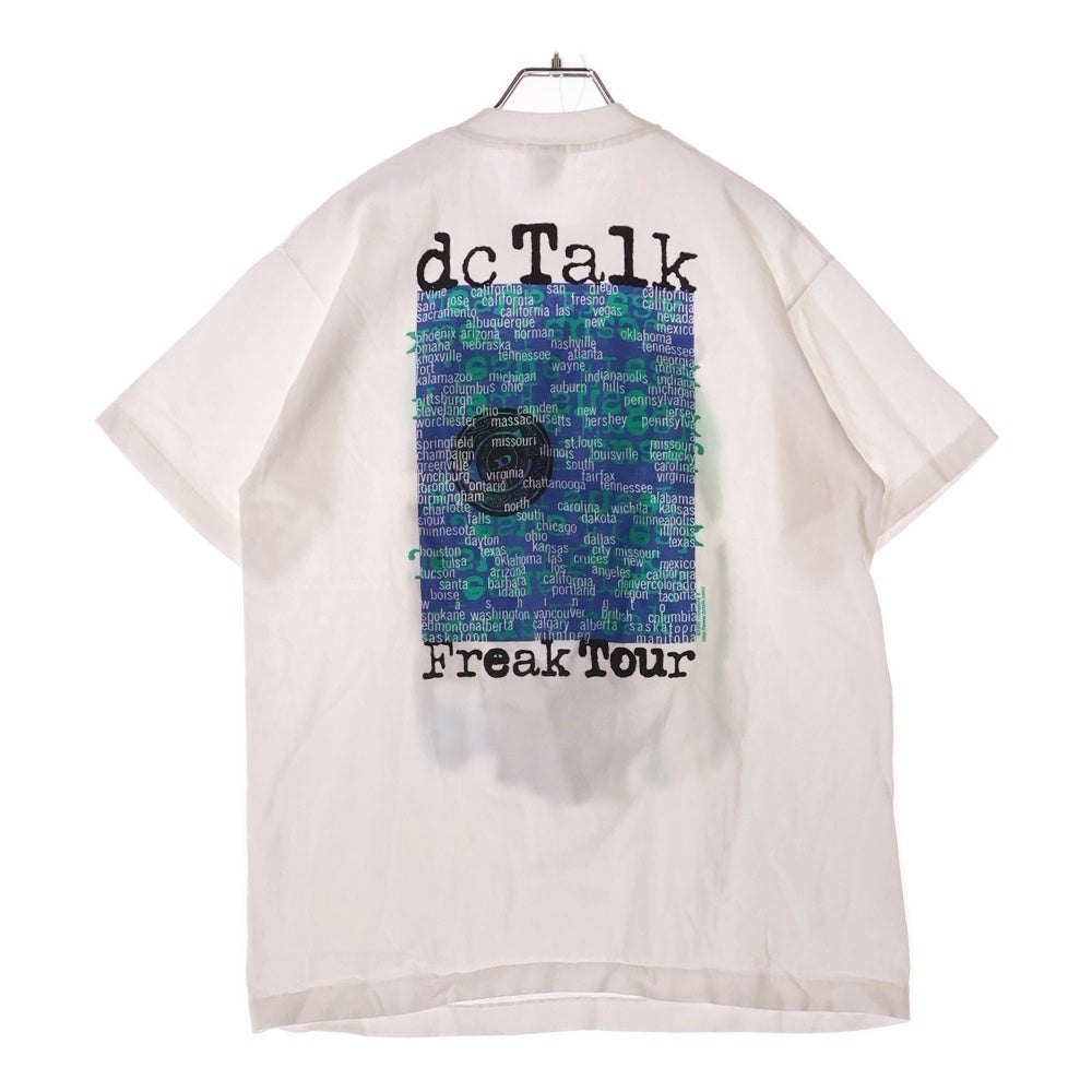 VINTAGE(ヴィンテージ) 90S DC TALK Freak Tour 両面プリント 半袖Tシャツ ホワイト
