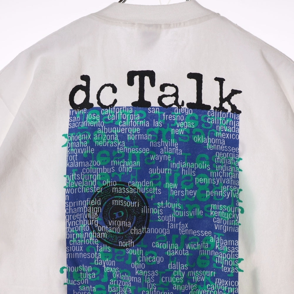 VINTAGE(ヴィンテージ) 90S DC TALK Freak Tour 両面プリント 半袖Tシャツ ホワイト