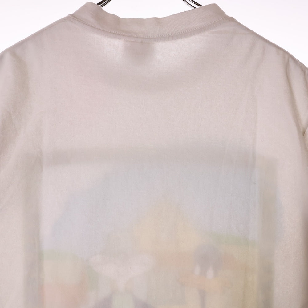 VINTAGE(ヴィンテージ) 90s LOONEY TUNES Bugs Bunny&Daffy Duck ルーニーチューンズ アメリカンゴシック 半袖Tシャツ ホワイト