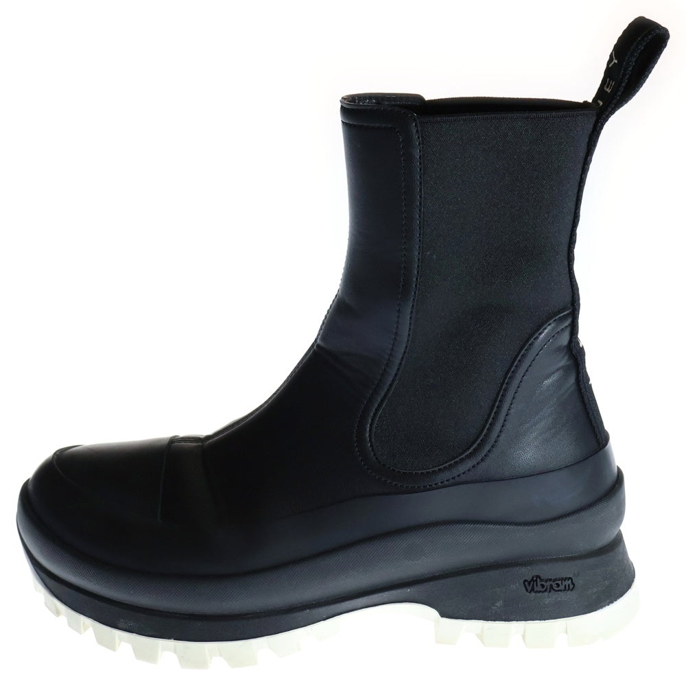 STELLA McCARTNEY(ステラマッカートニー) Trace boots vibram サイドゴア レザー ブーツ ブラック レディース