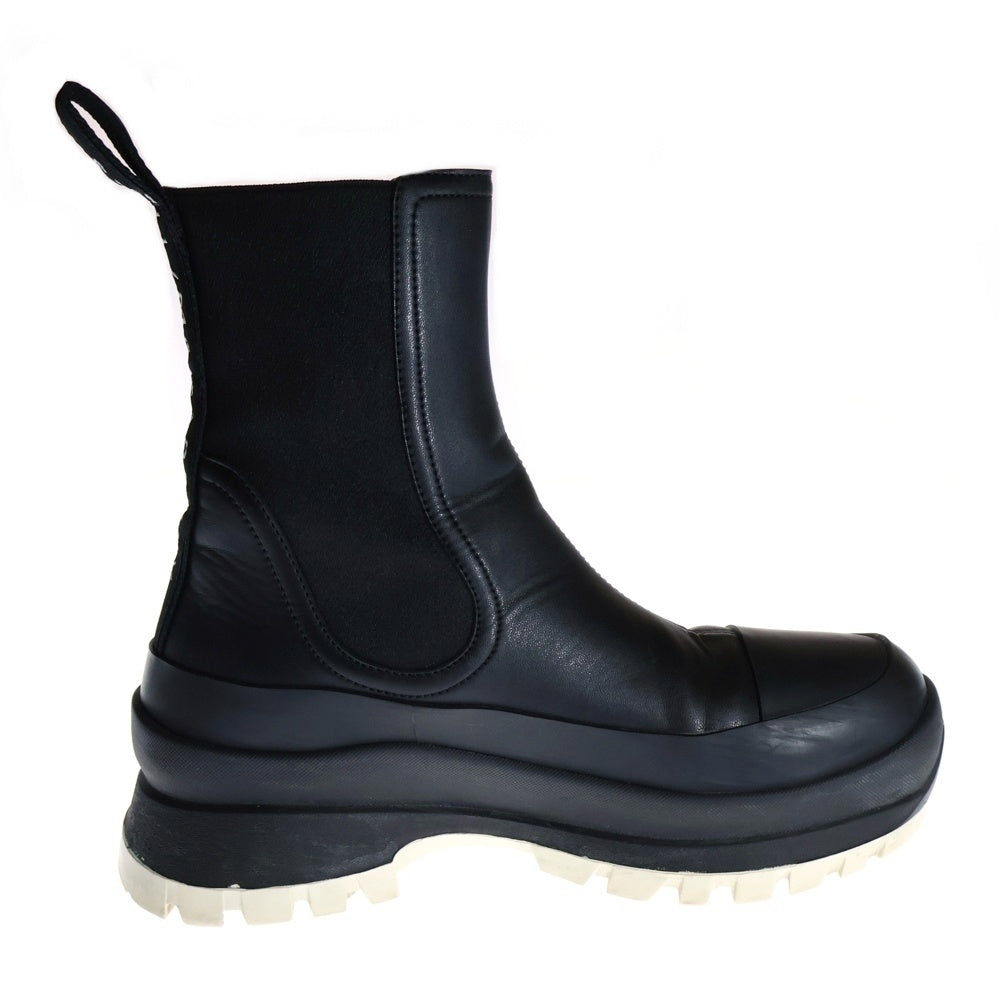 STELLA McCARTNEY(ステラマッカートニー) Trace boots vibram サイドゴア レザー ブーツ ブラック レディース