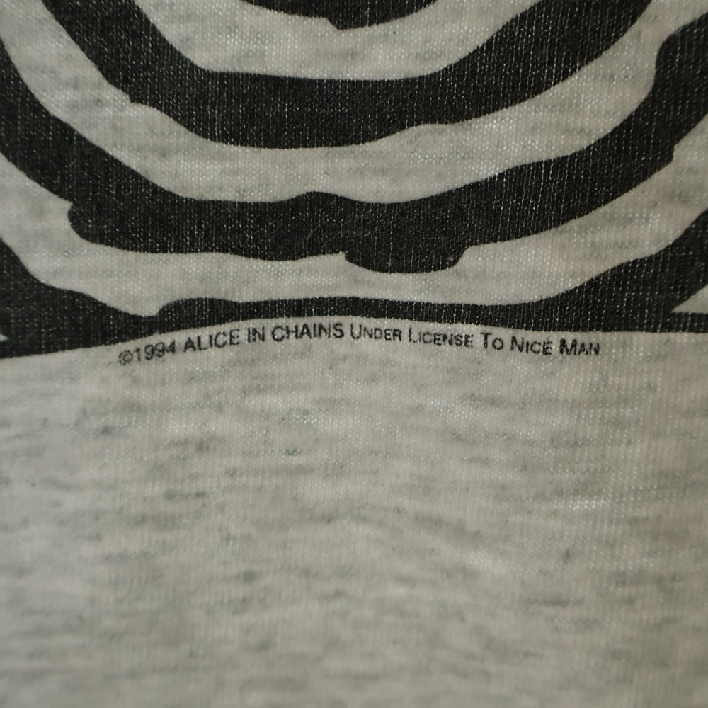 VINTAGE(ヴィンテージ) 90S alice in chains jar of flies アリスインチェイン 両面プリント 半袖Tシャツ グレー