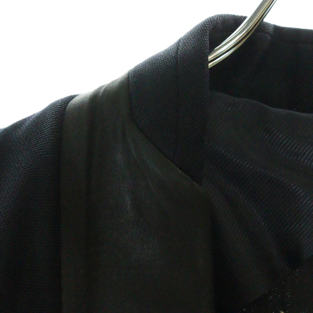 Maison Martin Margiela(メゾンマルタンマルジェラ) 04SS Archive 本人期 白タグ カットオフ ヴィンテージ 加工 ノーカラーコート ブラック