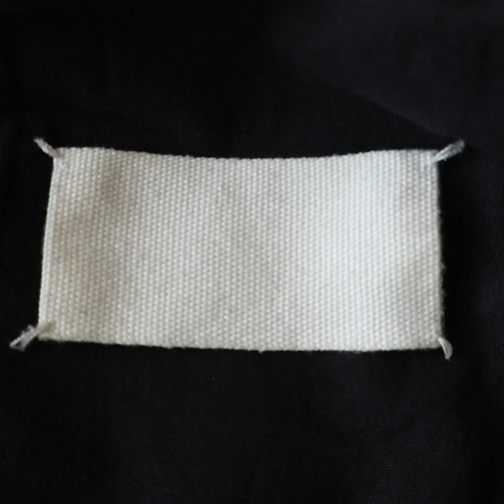 Maison Martin Margiela(メゾンマルタンマルジェラ) 04SS Archive 本人期 白タグ カットオフ ヴィンテージ 加工 ノーカラーコート ブラック