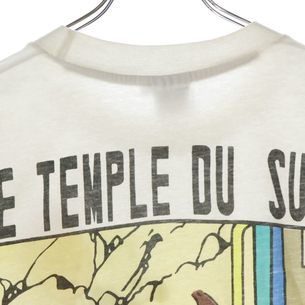 VINTAGE(ヴィンテージ) 90S TINTIN LE TEMPLE DU SULEIL タンタンの冒険 両面プリント 半袖Tシャツ ホワイト