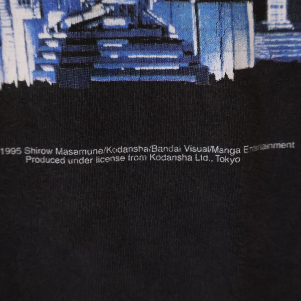 VINTAGE(ヴィンテージ) 90S GHOST IN THE SHELL 攻殻機動隊 草薙 素子 ゴーストインザシェル 半袖Tシャツ ブラック