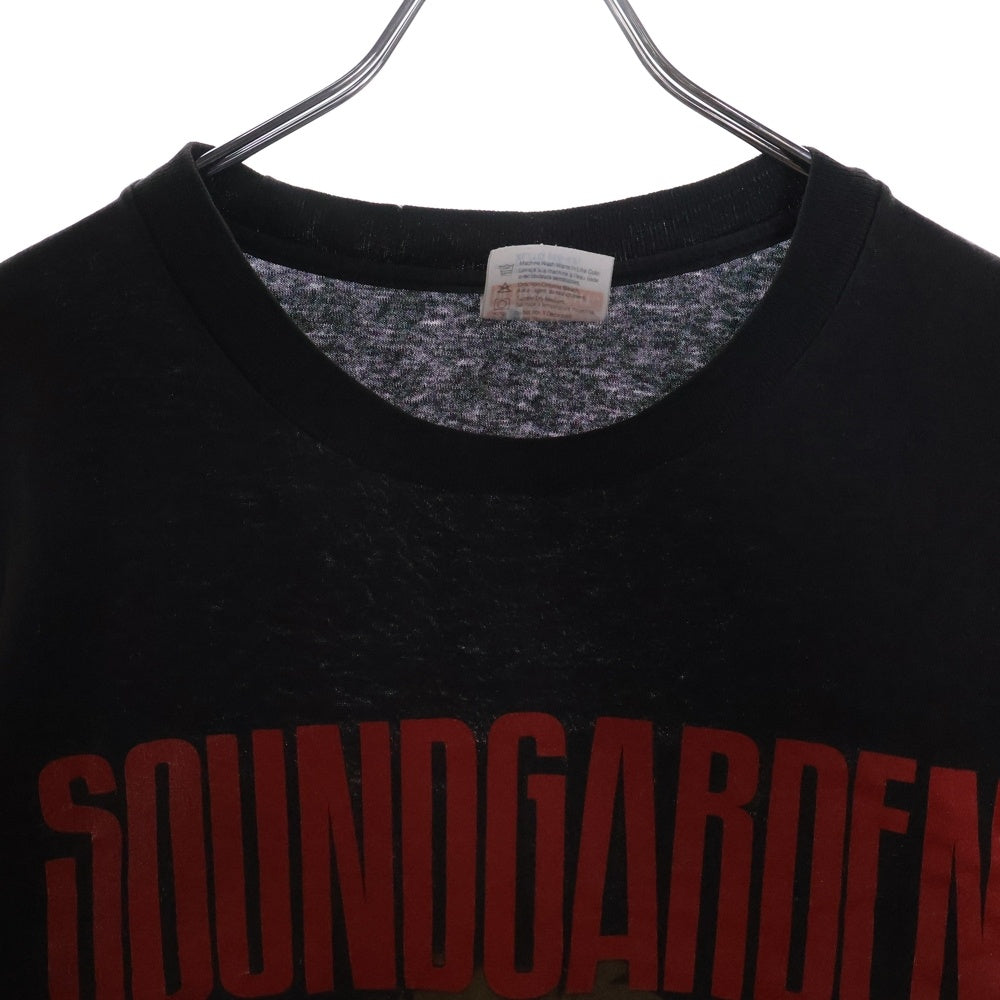 VINTAGE(ヴィンテージ) 90S SOUNDGARDEN BADMOTORFINGER サウンドガーデン 両面プリント 半袖Tシャツ ブラック