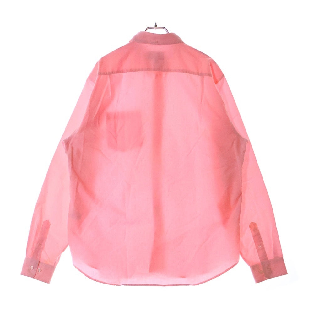 SUPREME(シュプリーム) ストライプ ボタンダウン ロングスリーブ シャツ ピンク