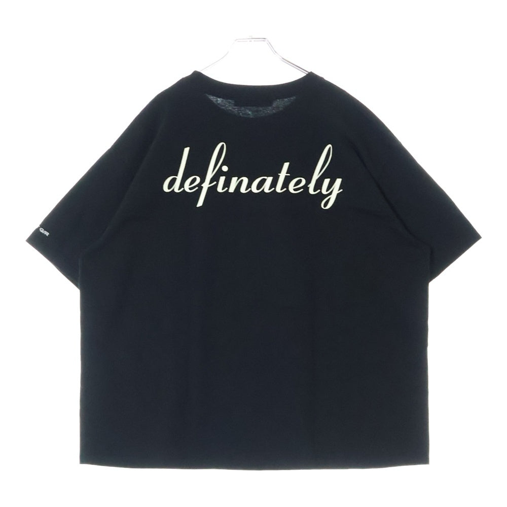 PROJECT G/R(プロジェクトジーアール) 25SS DEFINITELY T-SHIRT NUBIAN HARAJUKU POP-UP ヌビアン別注 100着限定 ユニコーンデザイン 半袖Tシャツ ブラック