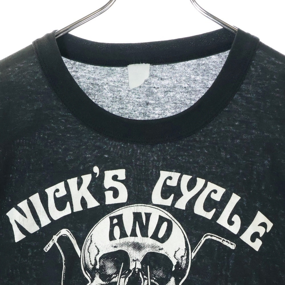 VINTAGE(ヴィンテージ) 80S Harley-Davidson ハーレーダビッドソン プリント 半袖Tシャツ ブラック