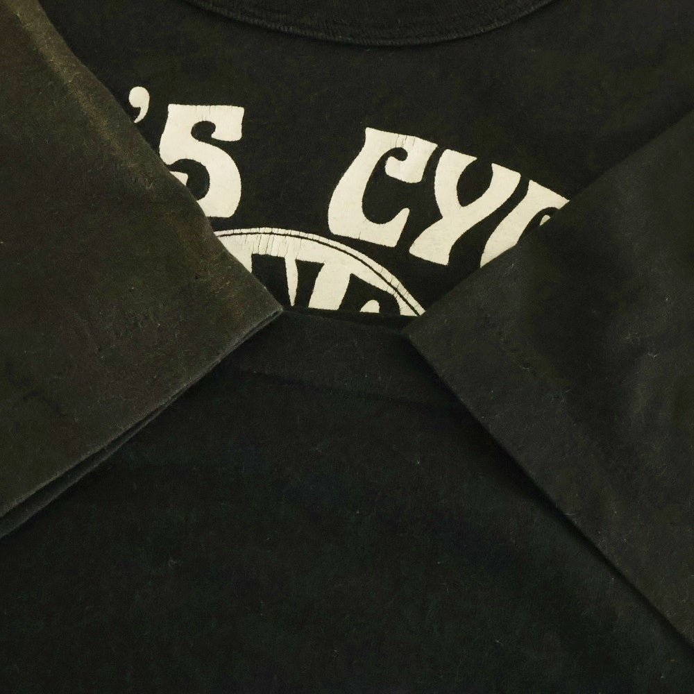 VINTAGE(ヴィンテージ) 80S Harley-Davidson ハーレーダビッドソン プリント 半袖Tシャツ ブラック